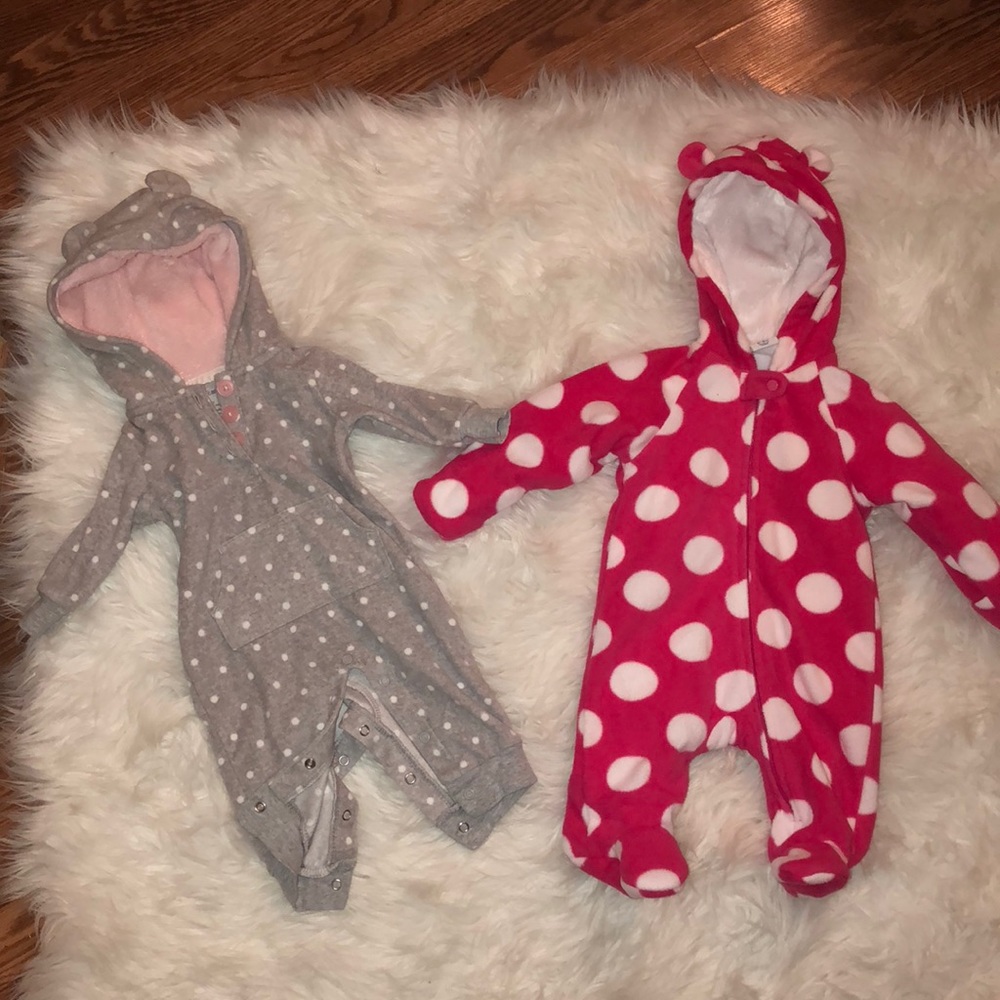 Two Carter’s baby jumpsuits💖👶🏼